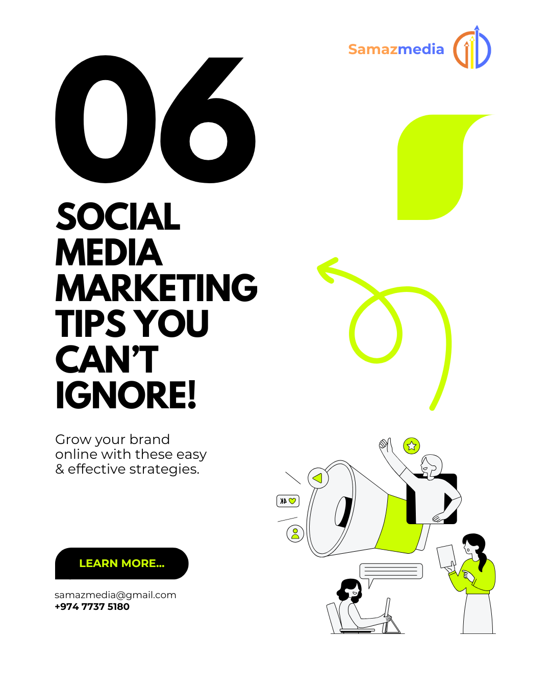 Social media graphic design carousel